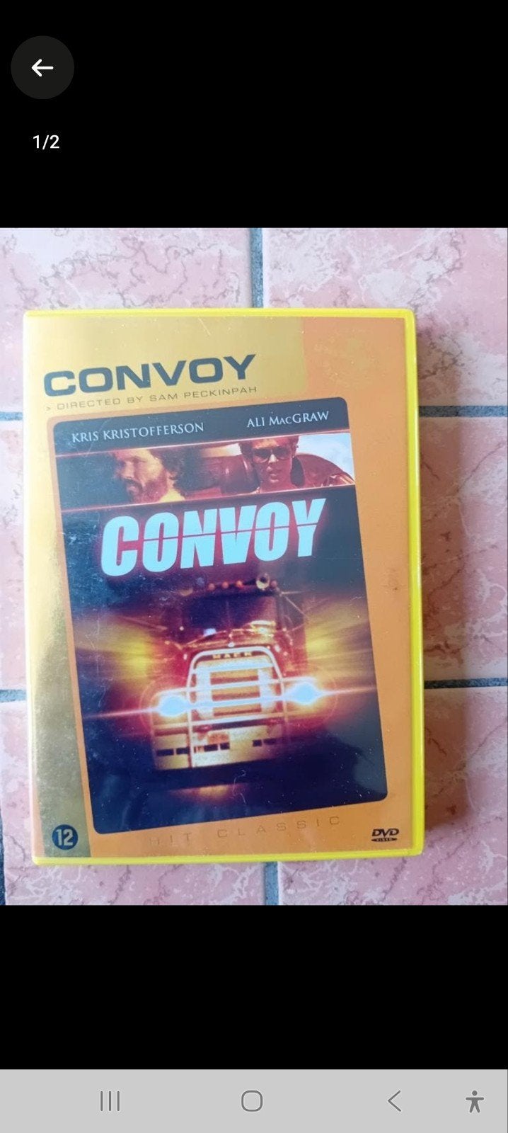 Convoy - Klassieker met Nederlandse ondertiteling (DVD), Cd's en Dvd's, Vanaf 12 jaar, Ophalen of Verzenden, Zo goed als nieuw