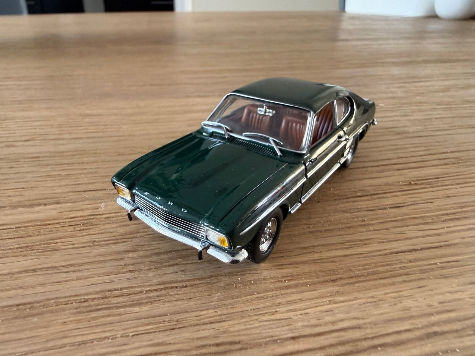 Ford Capri 1700 GT 1969 Schaalmodel 1:43, Ophalen of Verzenden, Zo goed als nieuw, Auto, Overige merken