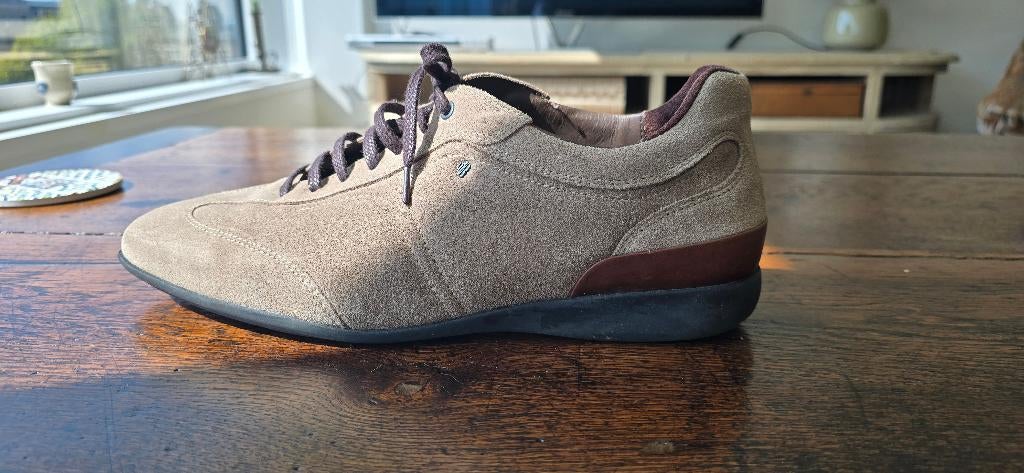 Van Bommel Sneakers - Bruin beige - Maat 9, Kleding | Heren, Schoenen, Bruin, Floris van Bommel, Ophalen of Verzenden, Sneakers of Gympen
