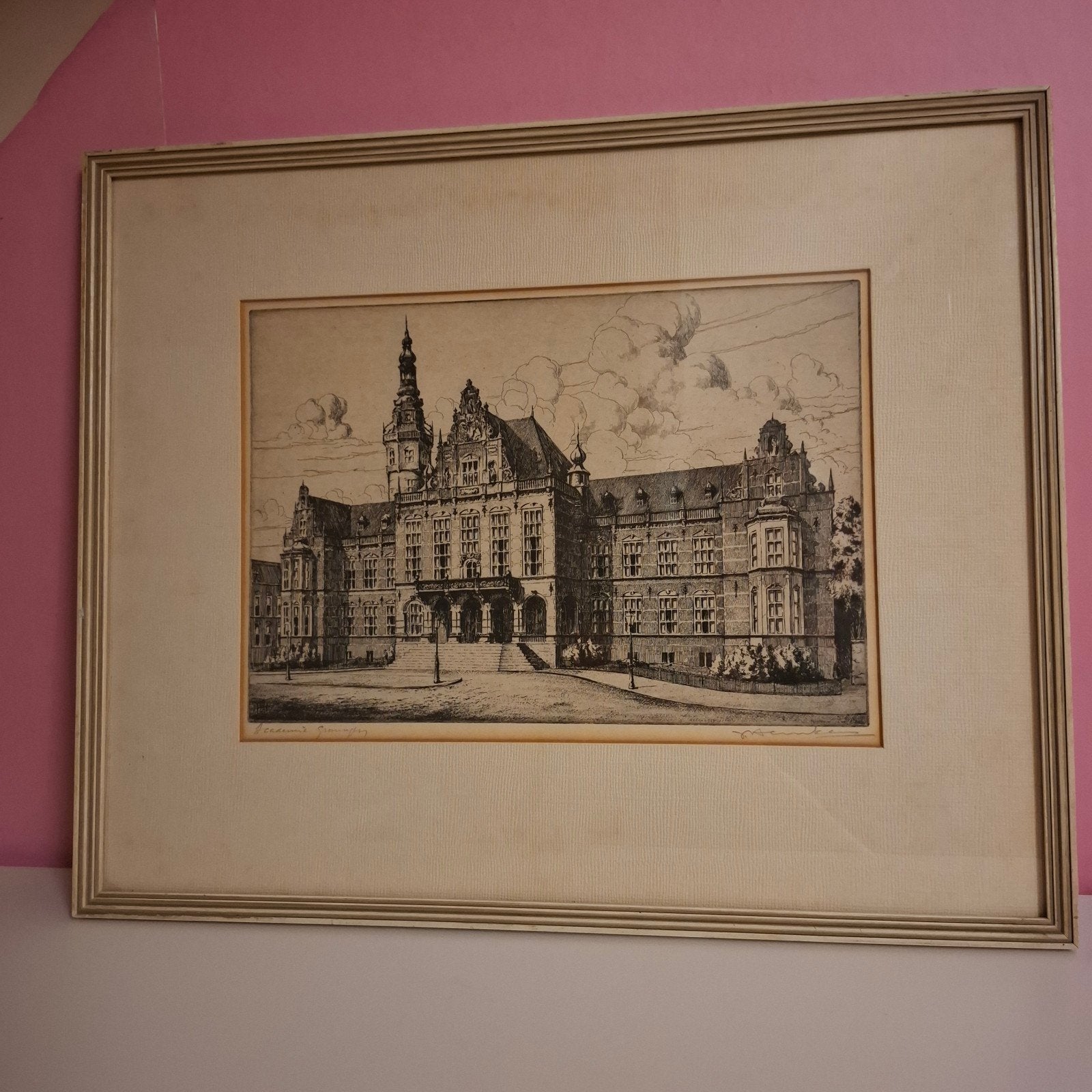 Johan Hemkes, Antiek en Kunst, Kunst | Etsen en Gravures, Ophalen of Verzenden