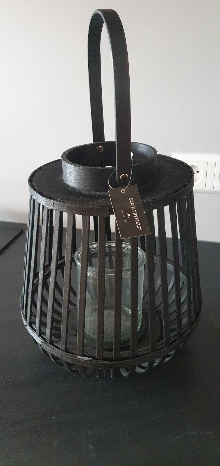 Houten windlicht, Huis en Inrichting, Woonaccessoires | Wijnrekken, Ophalen, 5 tot 15 flessen, Nieuw, Minder dan 50 cm