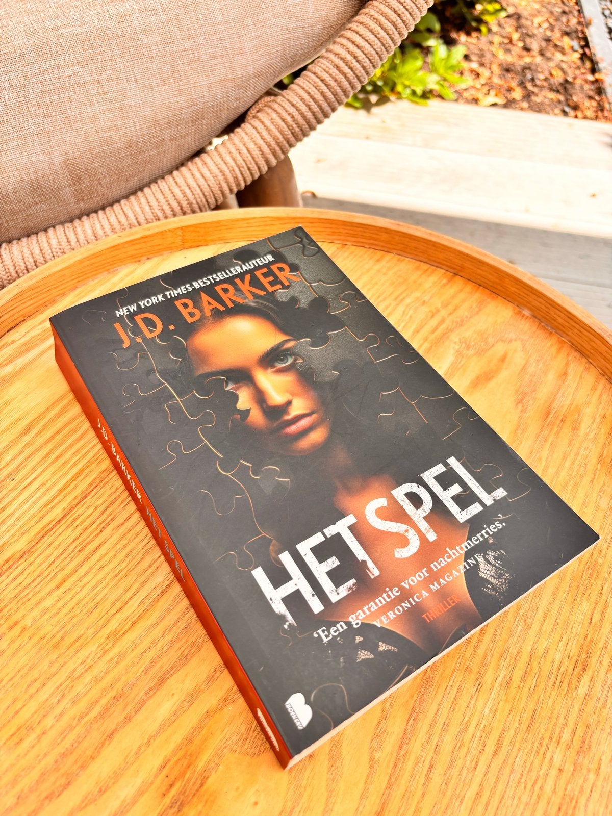 Het Spel - J.D. Barker (Thriller), Ophalen of Verzenden, Zo goed als nieuw, Nederland