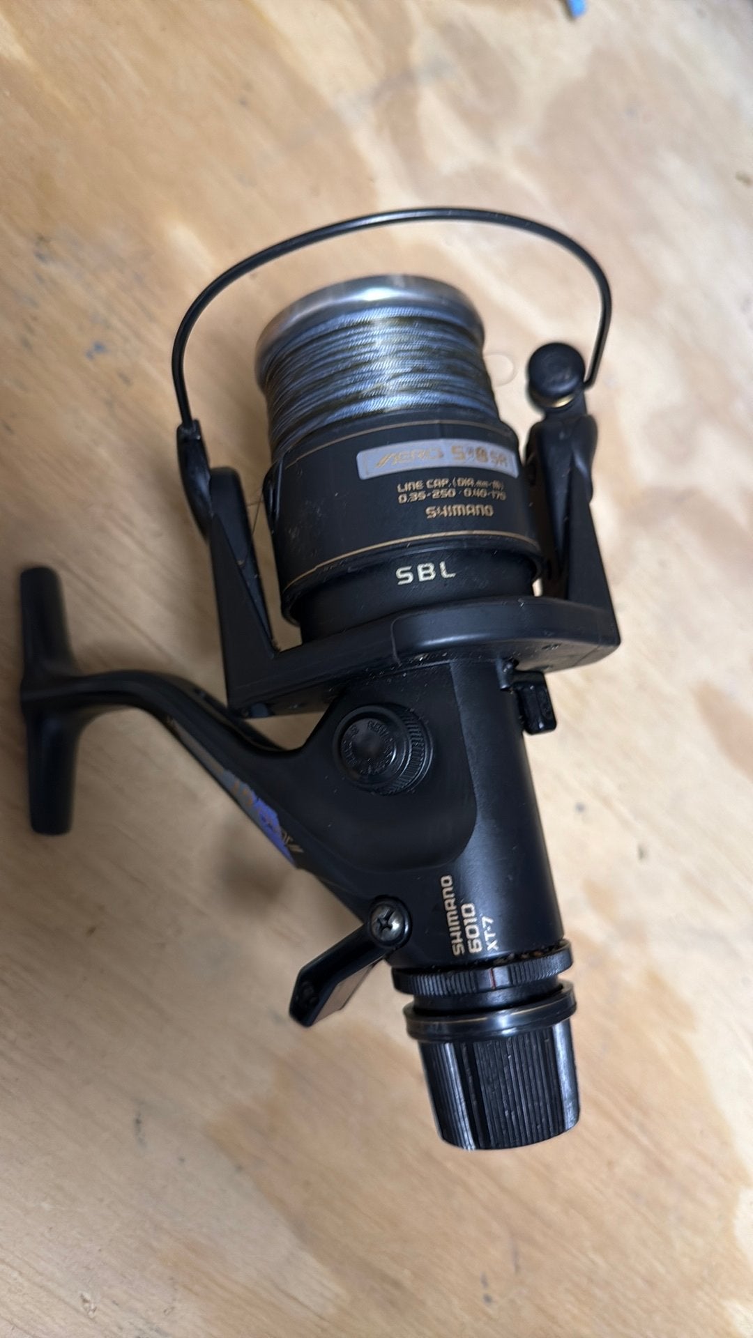 Shimano aero 6010 gt xt-7 molen, Ophalen of Verzenden, Zo goed als nieuw, Molen
