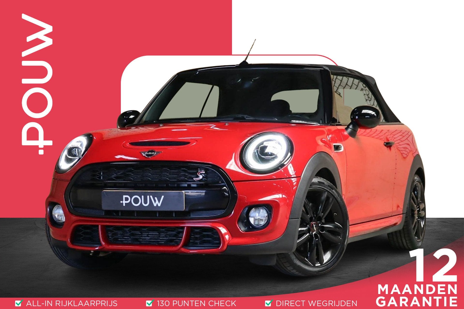 MINI Cabrio 2.0 Cooper S 192pk AUT | LED Koplampen | Navigat, Auto's, Stof, Gebruikt, Origineel Nederlands, Bedrijf