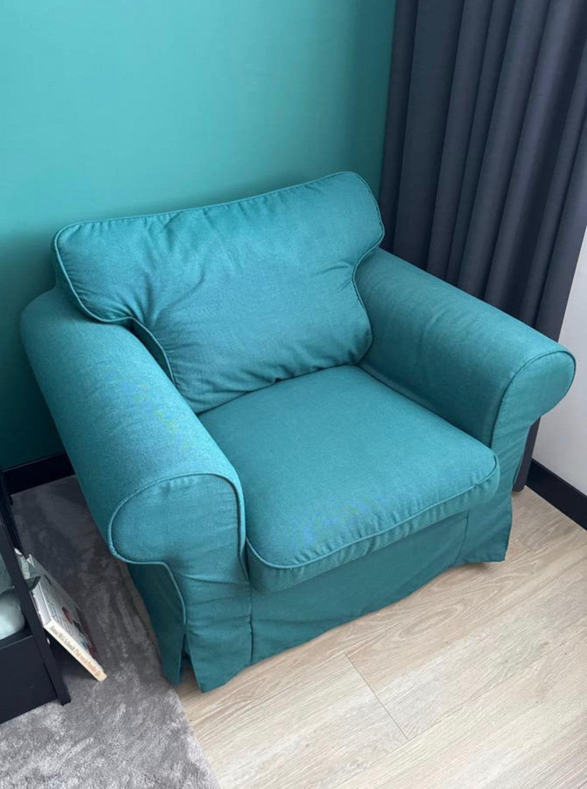 Ektorp fauteuil - gratis af te halen, Ophalen, Eenpersoons, Zo goed als nieuw, Minder dan 150 cm