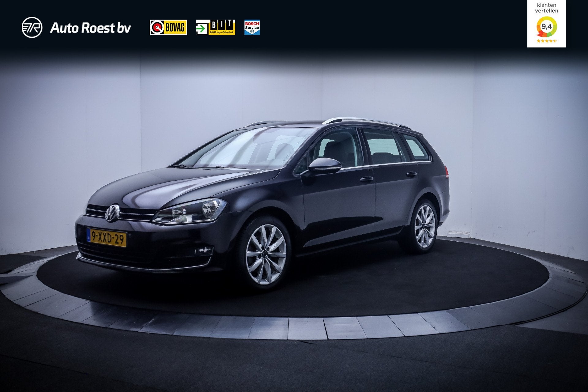 Volkswagen Golf Variant 1.4 TSI 140pk Dsg HIGHLINE 1/2LEDER, Euro 5, Gebruikt, 4 cilinders, Automatische klimaatregeling