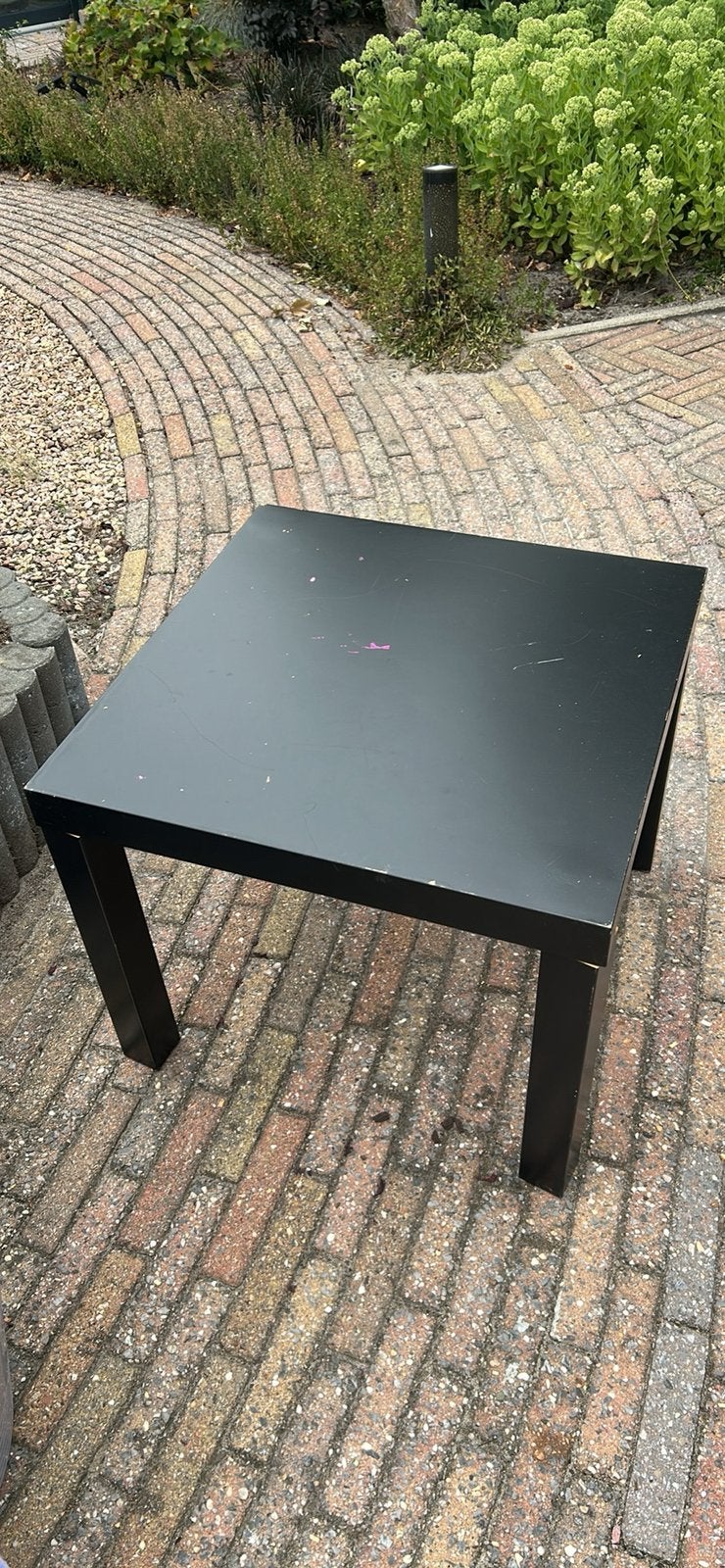 Gratis ikea bijzet tafeltje, Tuin en Terras, Ophalen, Gebruikt, Vierkant, Hout