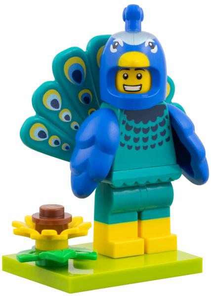 Lego Collectable Minifigures Series 28 Peacock Costume Fan, Lego, Nieuw, Ophalen of Verzenden, Minifiguren serie