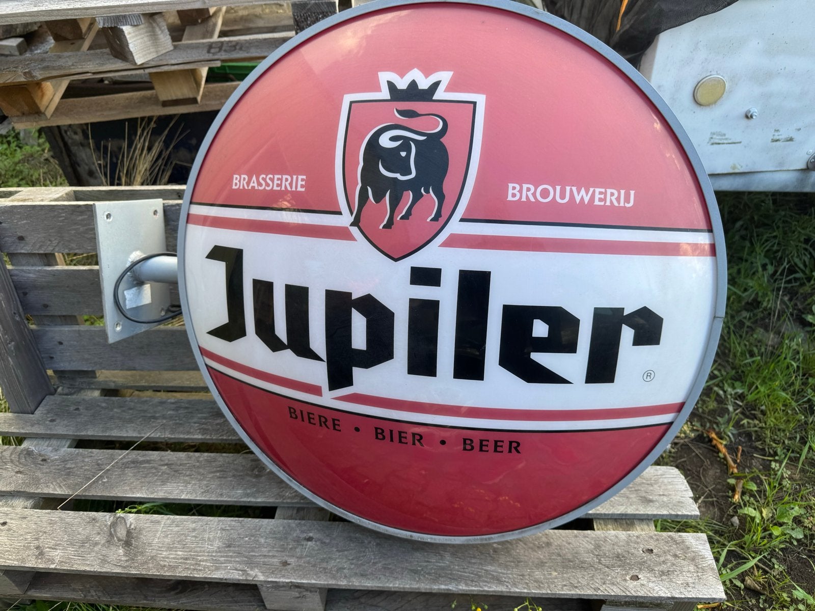 Jupiler Lichtbak - Reclamebord Bier Brouwerij, Verzamelen, Ophalen of Verzenden, Gebruikt, Lichtbak of (neon) lamp
