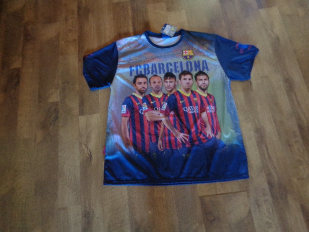 FC BARCELONA  shirt maat XXL met handtekeningen NIEUW!!!, Maat XS of kleiner, Verzenden, Nieuw, Shirt