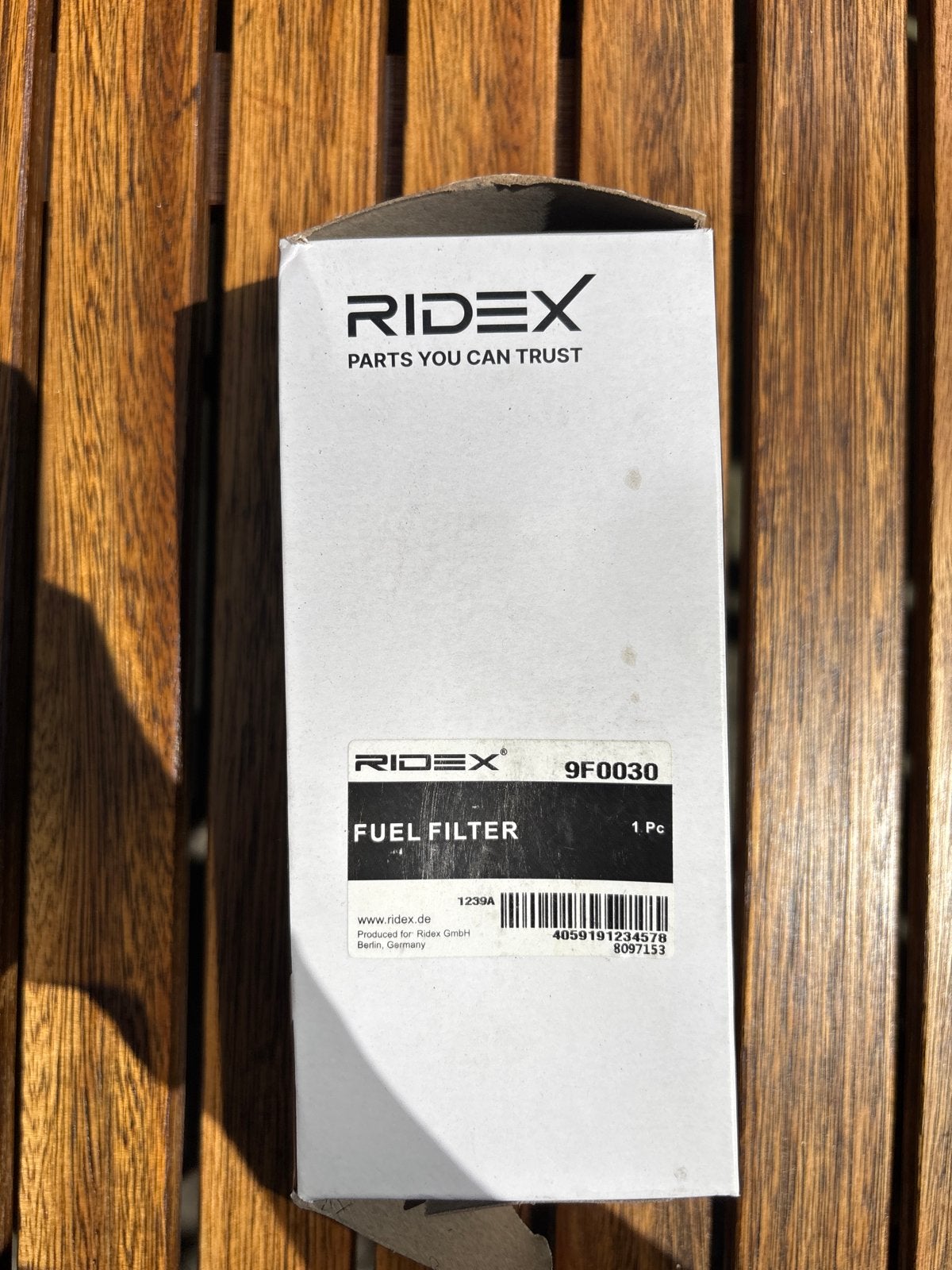 Nieuw Brandstoffilter Ridex 9F0030 voor Audi A3 en meer, Ophalen, Nieuw, Audi
