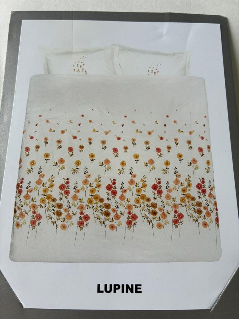 Cinderella dekbedovertrek Lupine dubbelzijdig 200x200/220cm, Overige kleuren, Dekbedovertrek, Ophalen of Verzenden, Nieuw