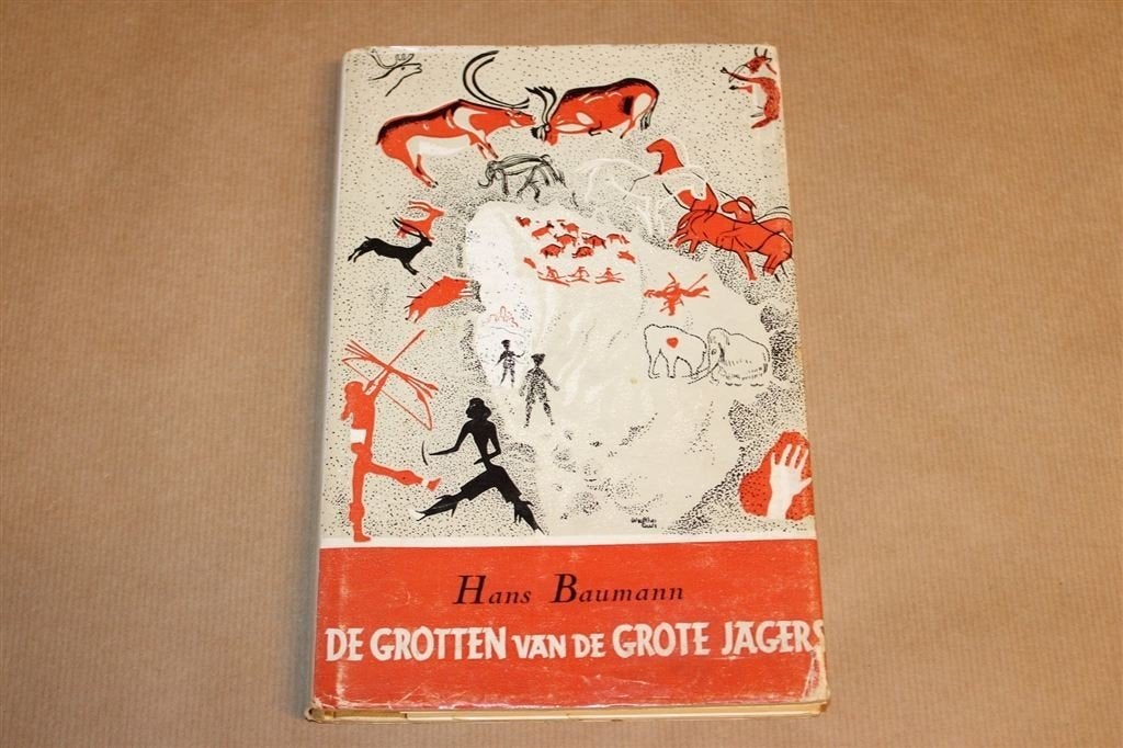 De Grotten van de Grote Jagers — IJstijd Jeugdroman 1955, Ophalen of Verzenden, Gelezen