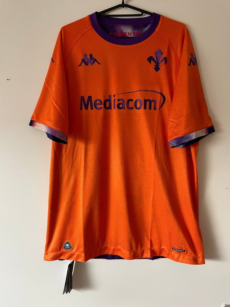 ACF Fiorentina Kappa Voetbalshirt Maat L Nieuw 25/26 Fourth, Maat 52/54 (L), Kappa, Meerkleurig, Nieuw