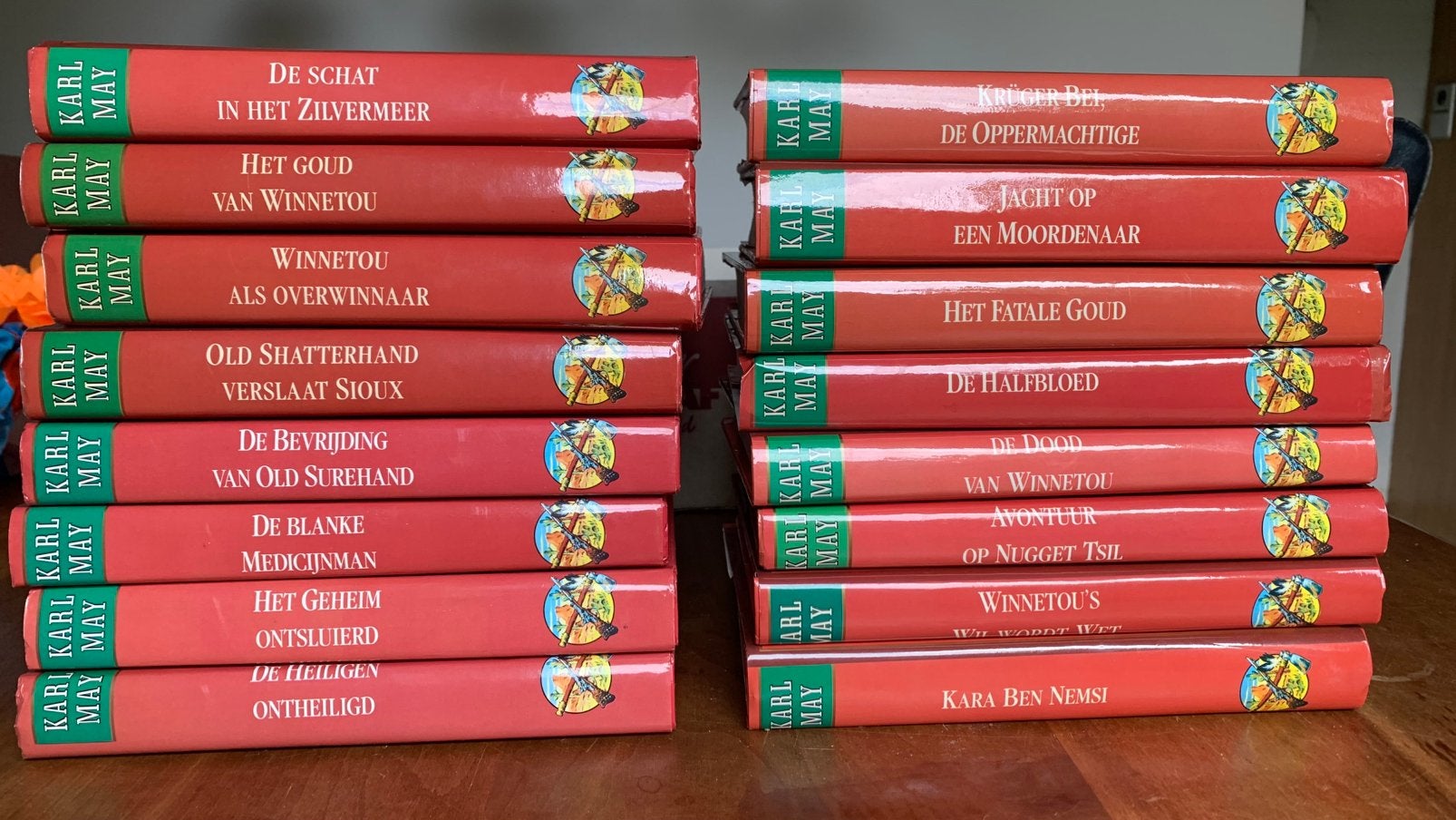 Karl May leesboeken serie van 16 stuks, Boeken, Ophalen, Zo goed als nieuw