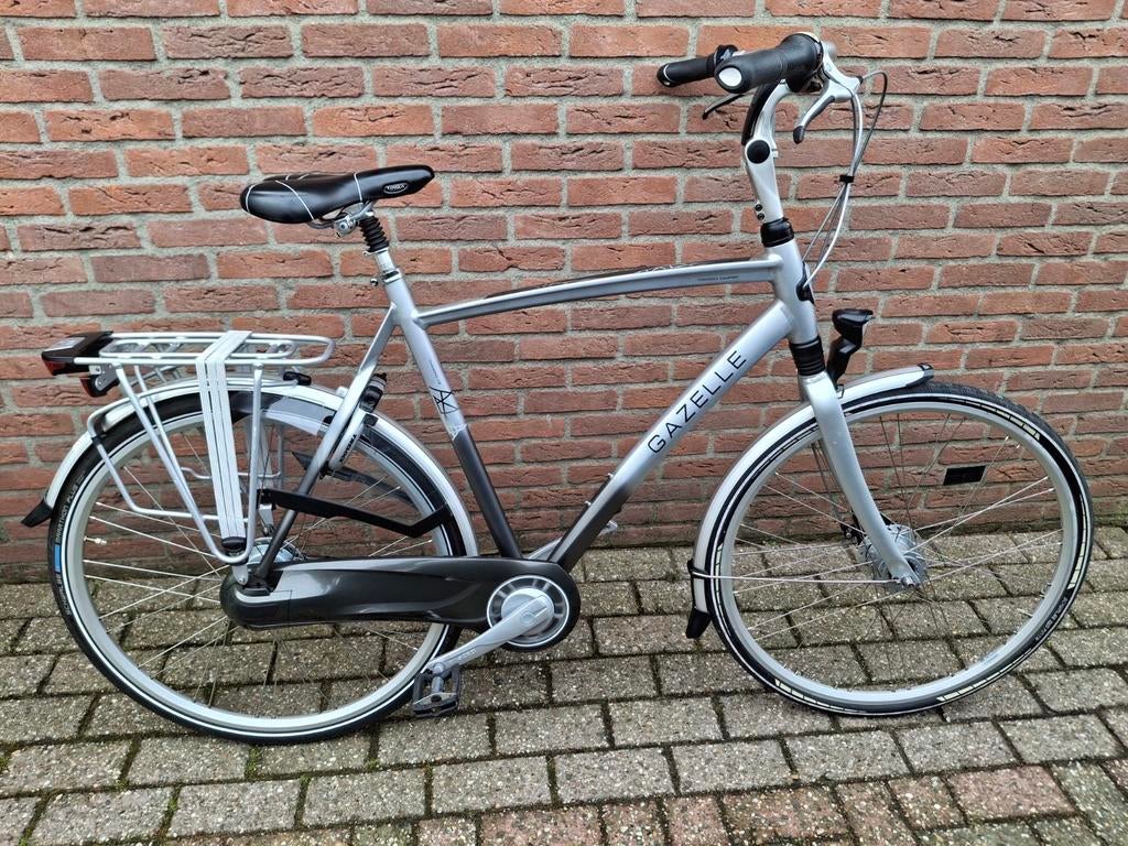 Gazelle Chamonix Comfort, Fietsen en Brommers, Fietsen | Heren | Herenfietsen, Ophalen, Gebruikt, Versnellingen, 61 tot 65 cm