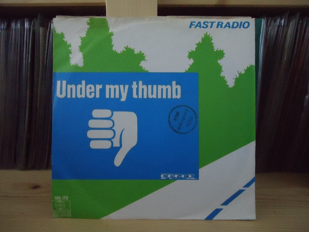 7" Single Fast Radio - Under My Thumb / Pinky Beat, Gebruikt, 7 inch, Ophalen of Verzenden, Pop