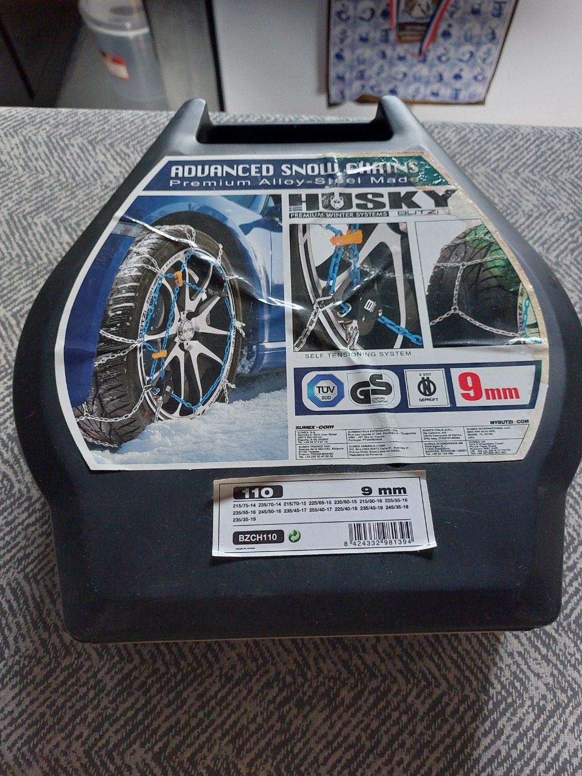 Husky Sneeuwkettingen 9mm - Premium Kwaliteit, Ophalen of Verzenden, Zo goed als nieuw