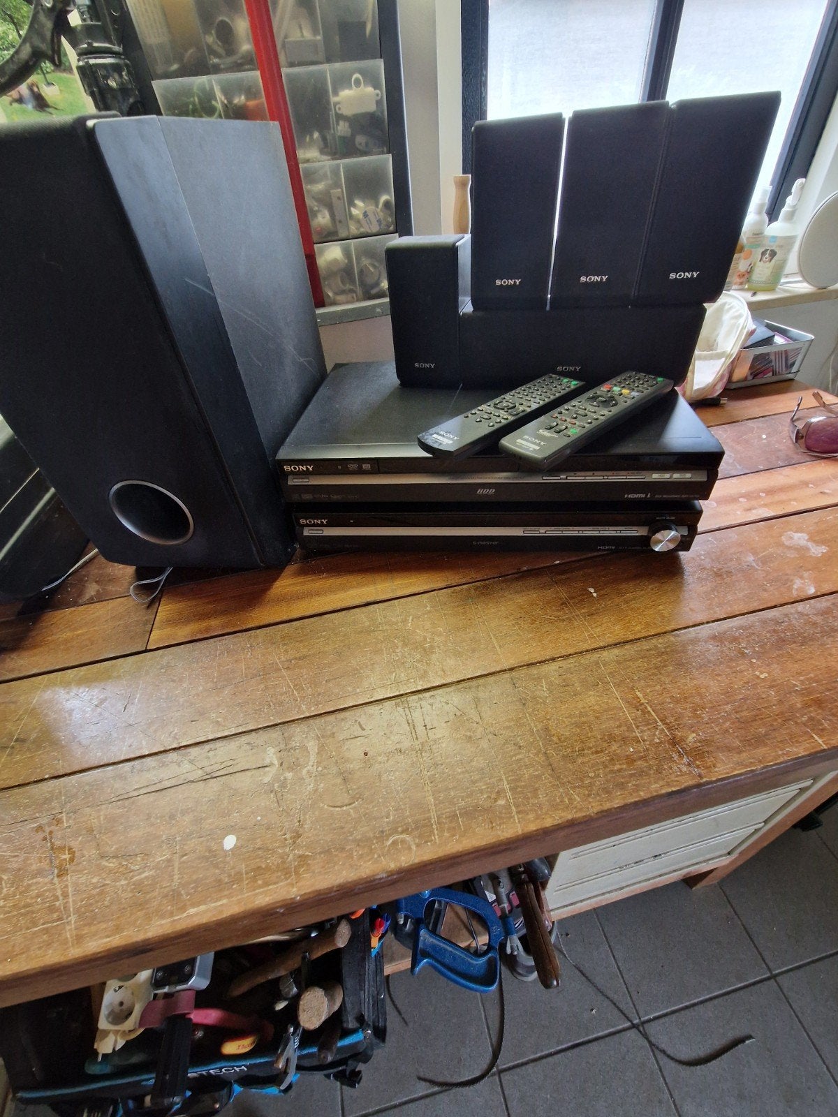 Sony Home Cinema Set met DVD Recorder en Speakers, Ophalen, Gebruikt, 5.1-systeem, Sony