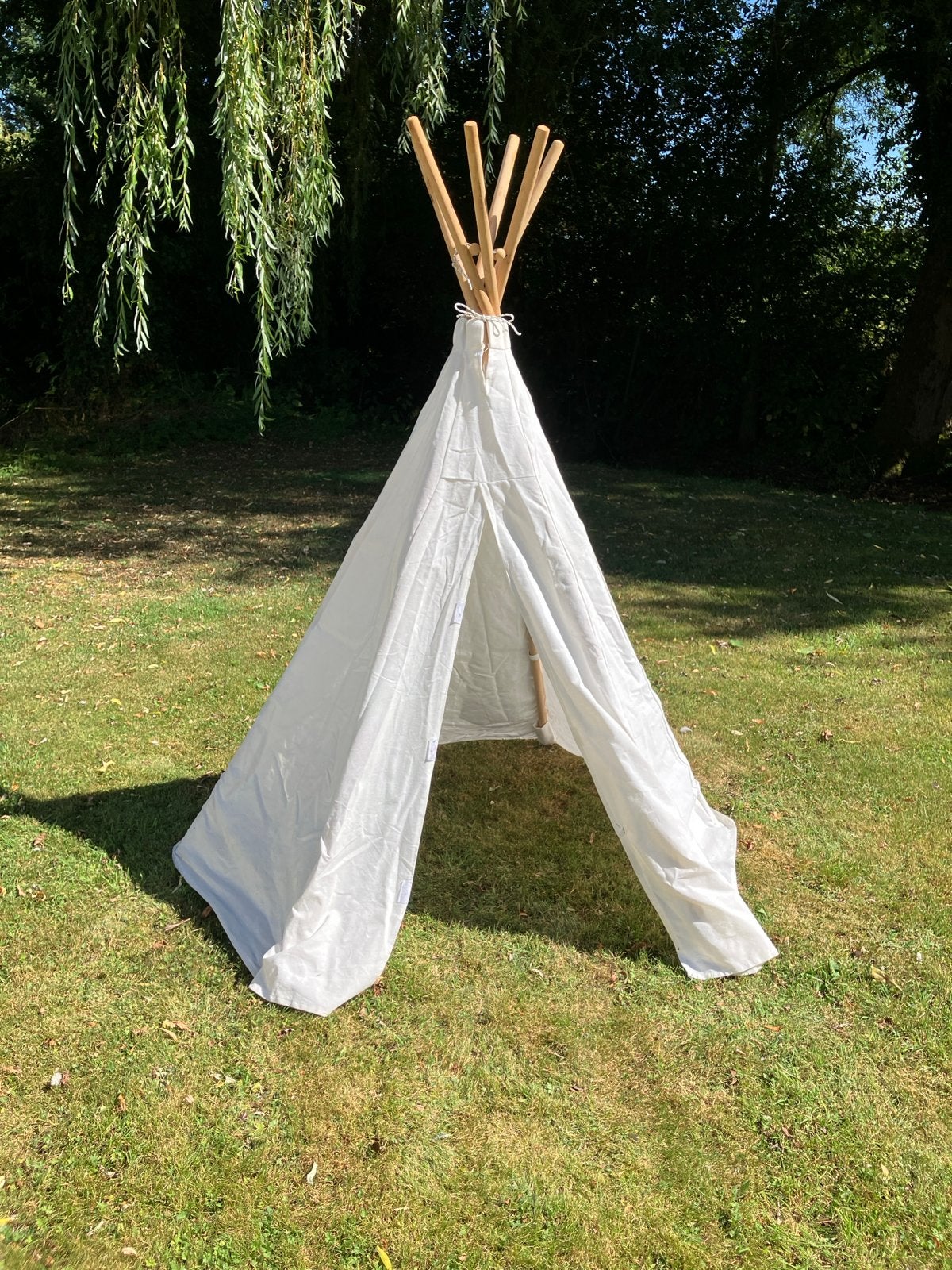 Witte katoenen Tipi Tent voor Kinderen, Ophalen of Verzenden, Zo goed als nieuw