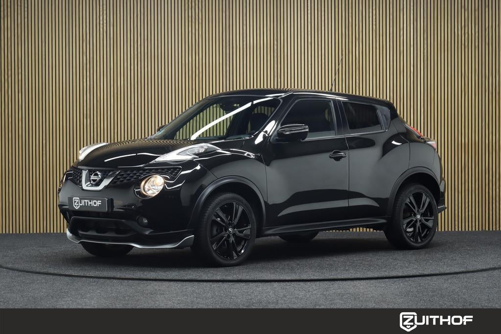 Nissan Juke 1.2 DIG-T S/S Connect Edition | Cruise-control |, 639 kg, Stof, Met garantie (alle), Zwart