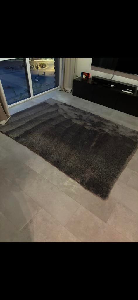 Antraciet grijs vloerkleed 160x230 cm, Ophalen, Gebruikt, 150 tot 200 cm, 200 cm of meer