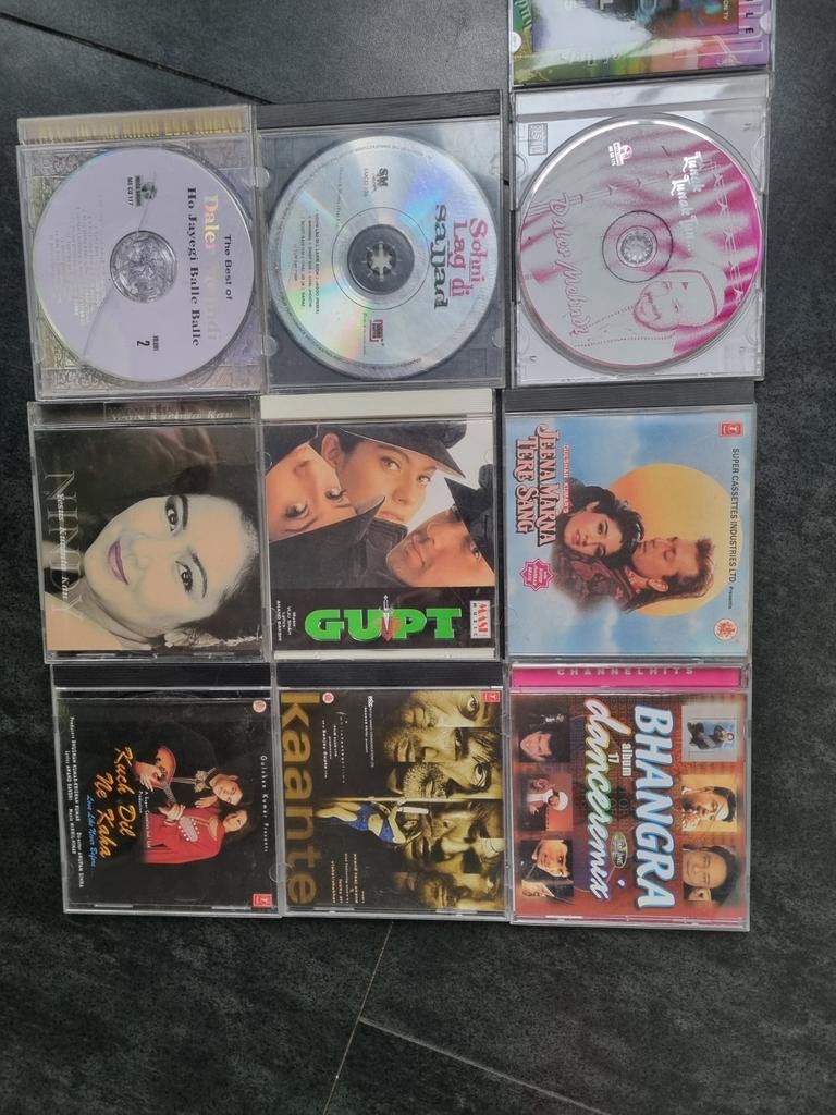 9 Zeldzame Bollywood CD's - Diverse Artiesten en Films, Ophalen of Verzenden, Gebruikt