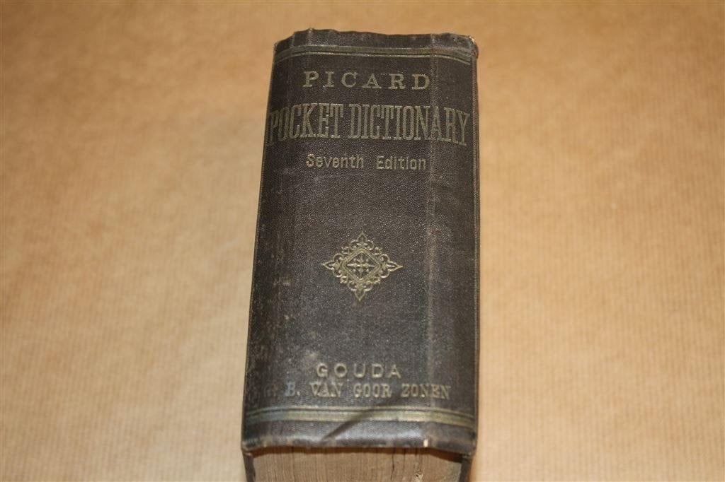 H. Picard\'s Pocket Dictionary. 1890., Ophalen of Verzenden, Gelezen, Van Dale, Engels