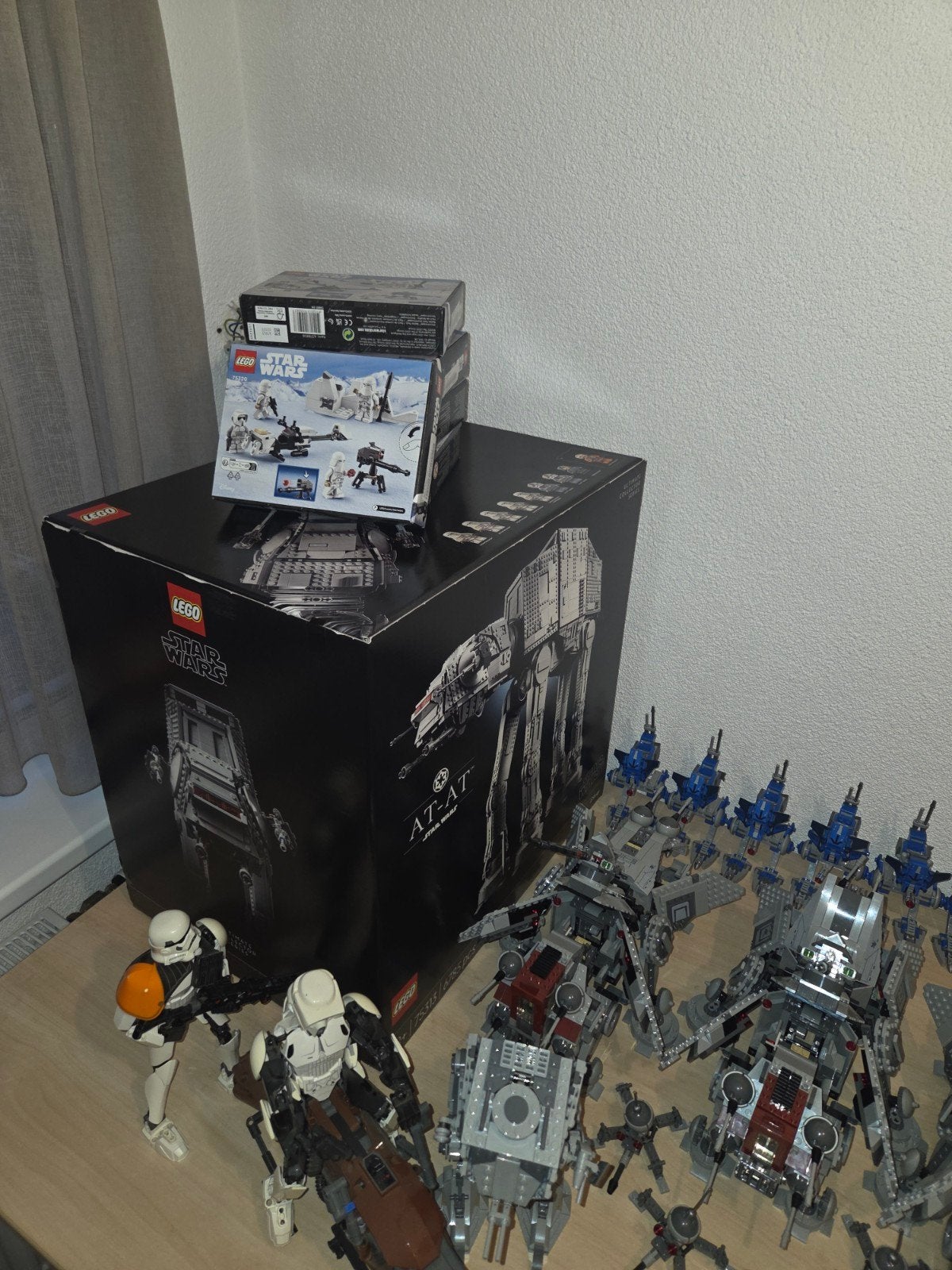 Grote LEGO Star Wars collectie: AT-AT, sets en figuren, Ophalen, Star Wars, Lego, Zo goed als nieuw