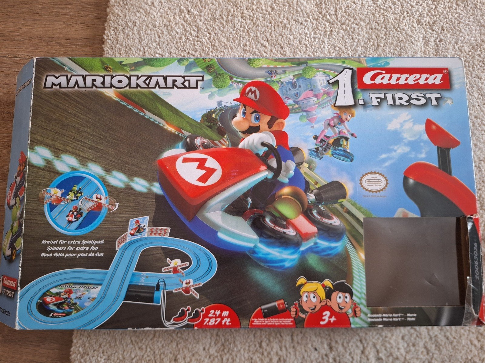Carrera Mario Kart Racebaan - Zo goed als nieuw, Ophalen, Zo goed als nieuw, Elektrisch, Carrera