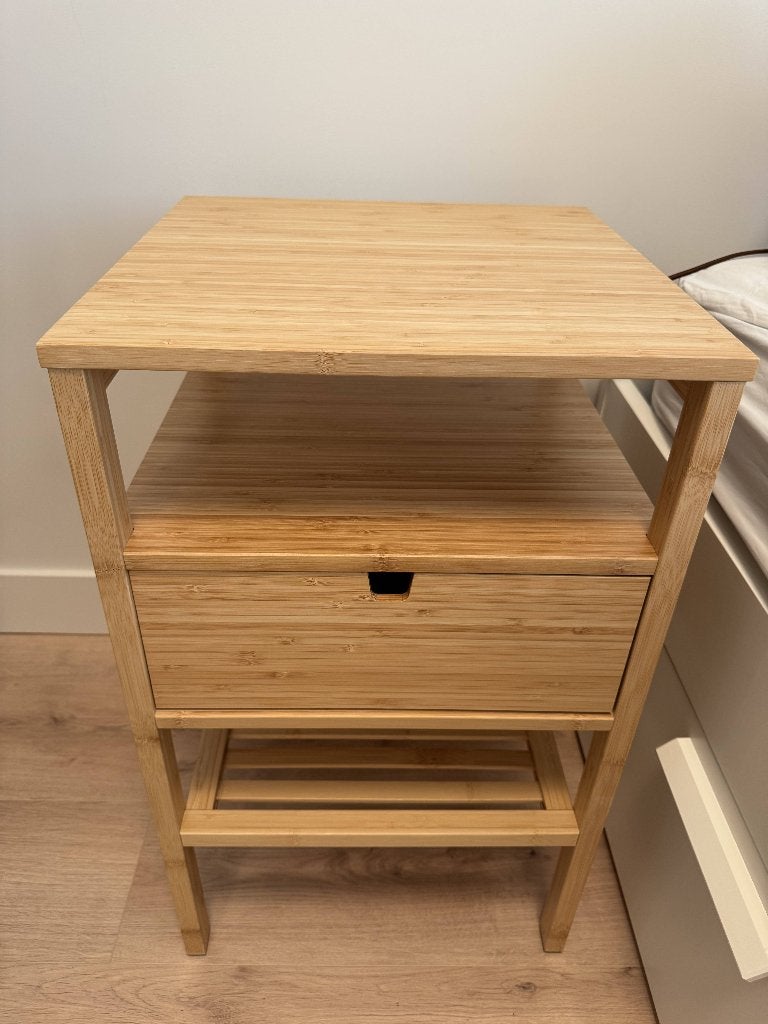 IKEA Nordkisa Nachtkastje (Set of 2), Ophalen, Minder dan 45 cm, 55 tot 70 cm, Zo goed als nieuw