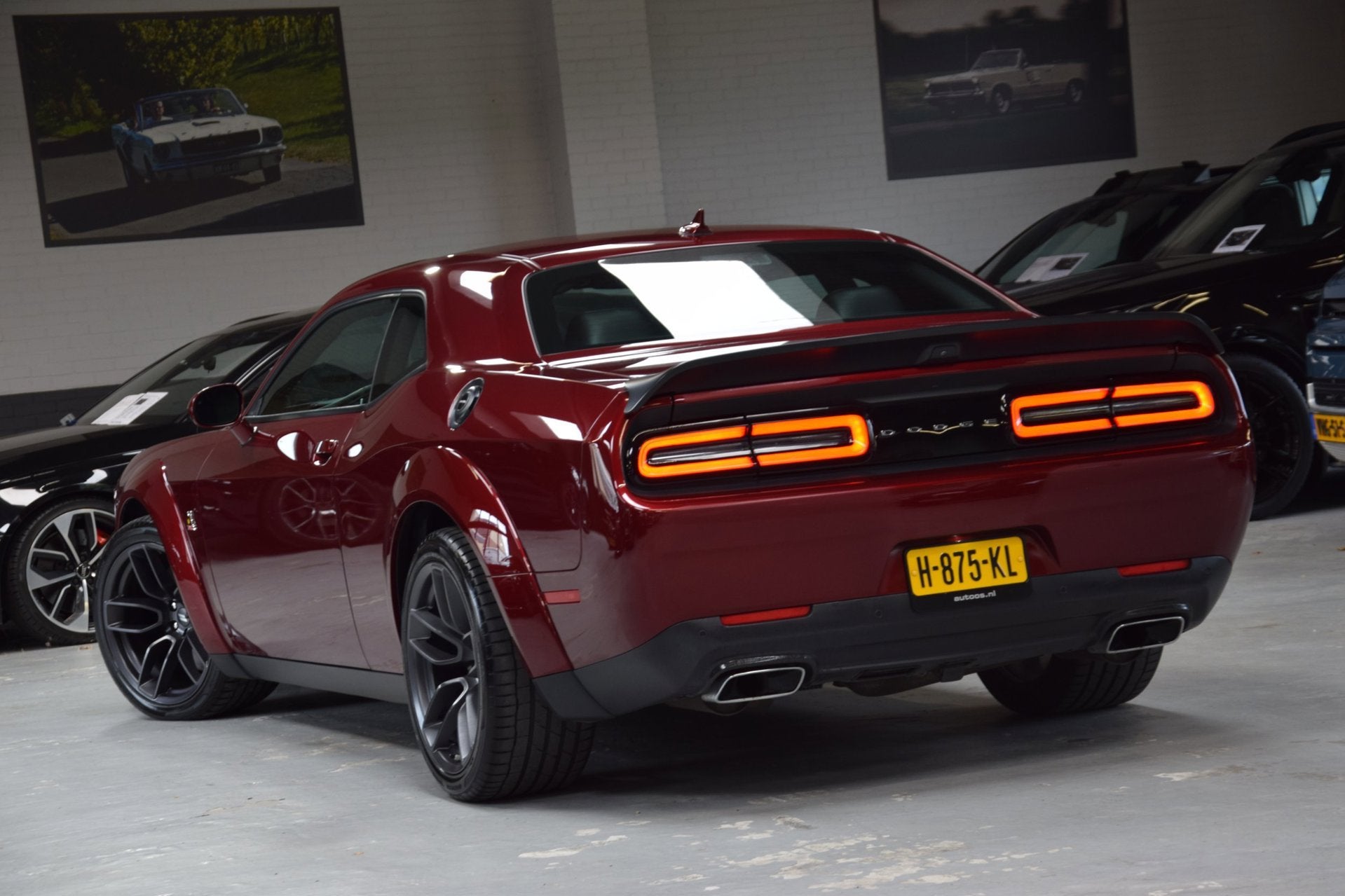 Dodge CHALLENGER R/T SCAT PACK 6.4 ltr V8 492PK, Auto's, Automaat, Achterwielaandrijving, Gebruikt, Leder