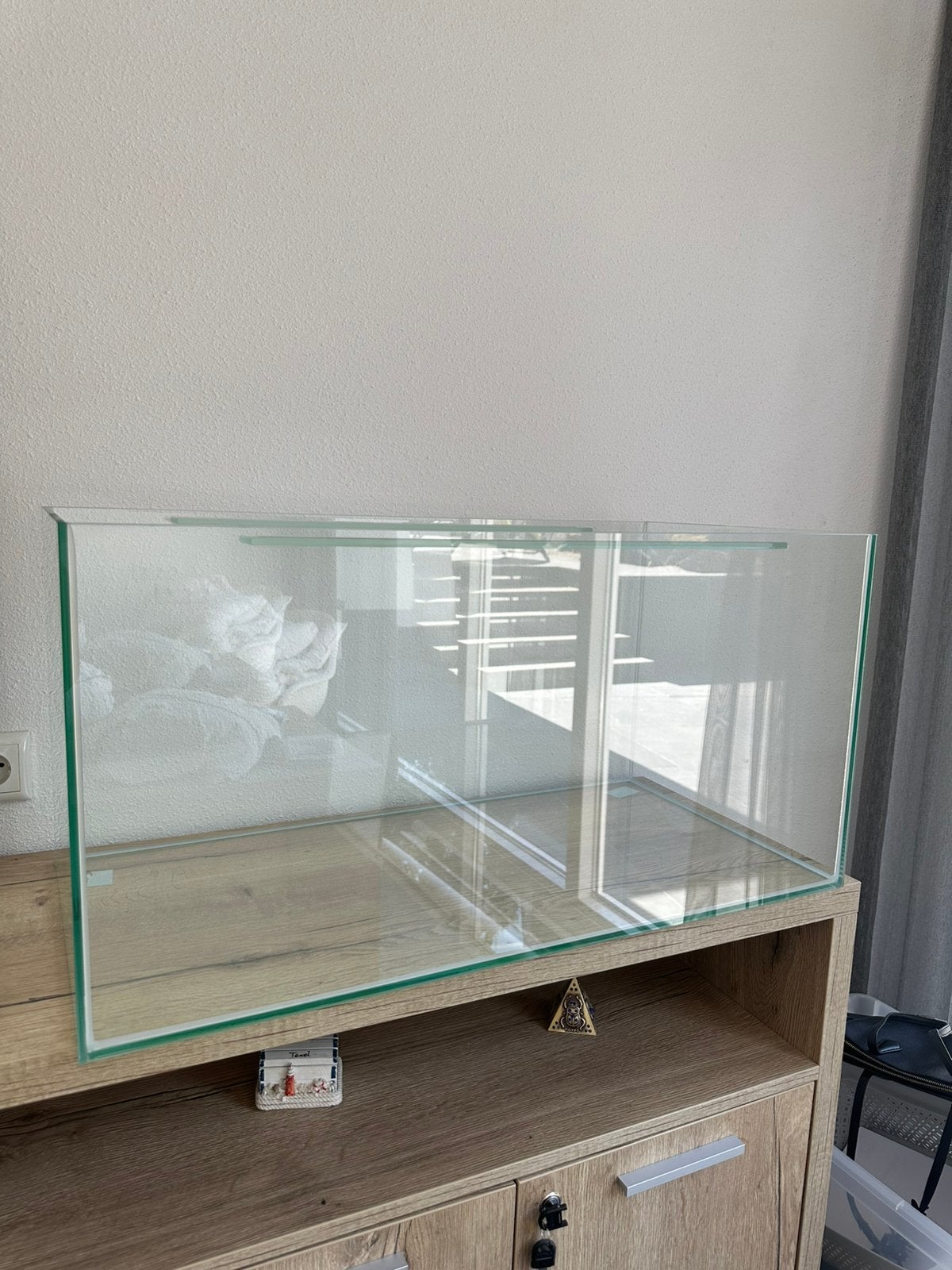 Mooie glazen bak, Dieren en Toebehoren, Ophalen, Zo goed als nieuw, Kooi, Minder dan 60 cm