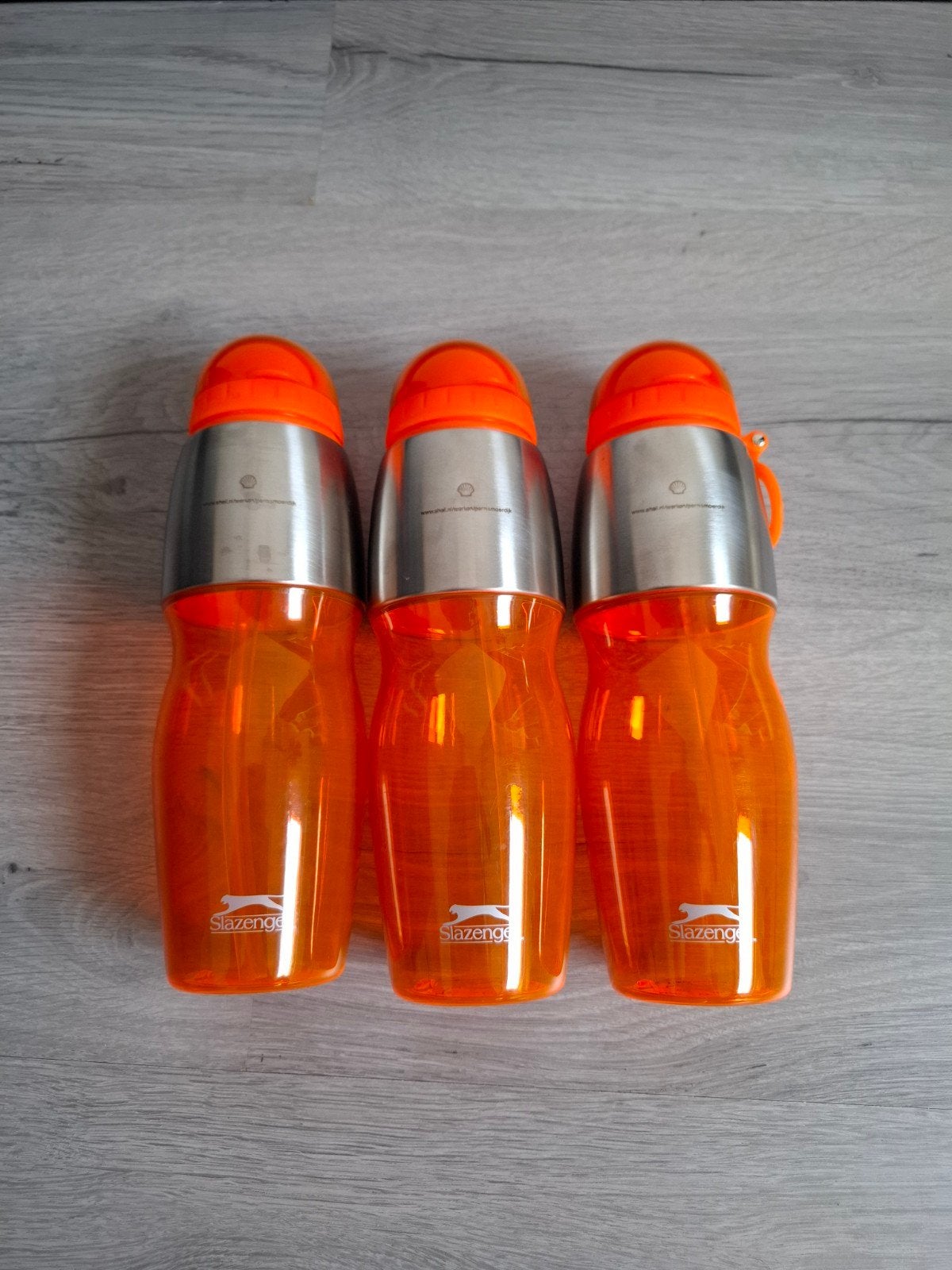 Slazenger drinkfles met rietje en dop - Oranje, Ophalen of Verzenden