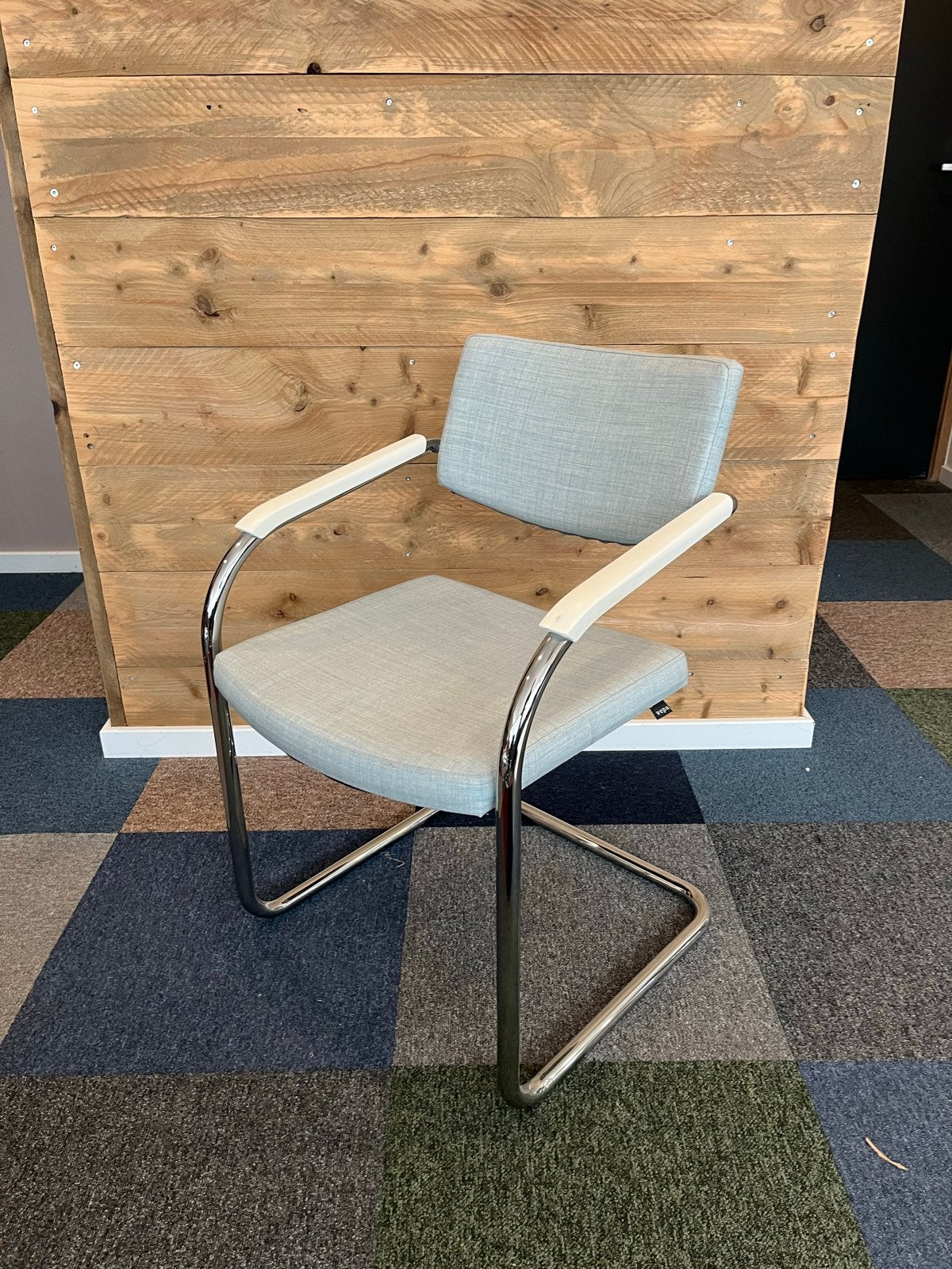 UITVERKOOP - Slede vergaderstoelen 6 stuks, Huis en Inrichting, Ophalen, Gebruikt, Overige kleuren, Stof