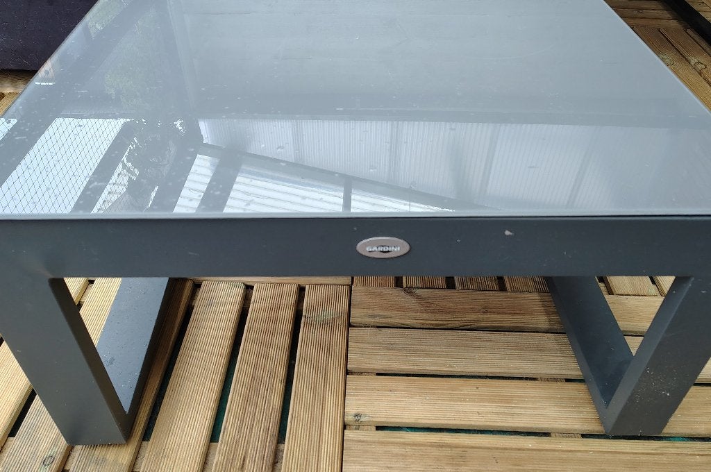 Tuintafel, Tuin en Terras, Ophalen of Verzenden, Gebruikt, Aluminium
