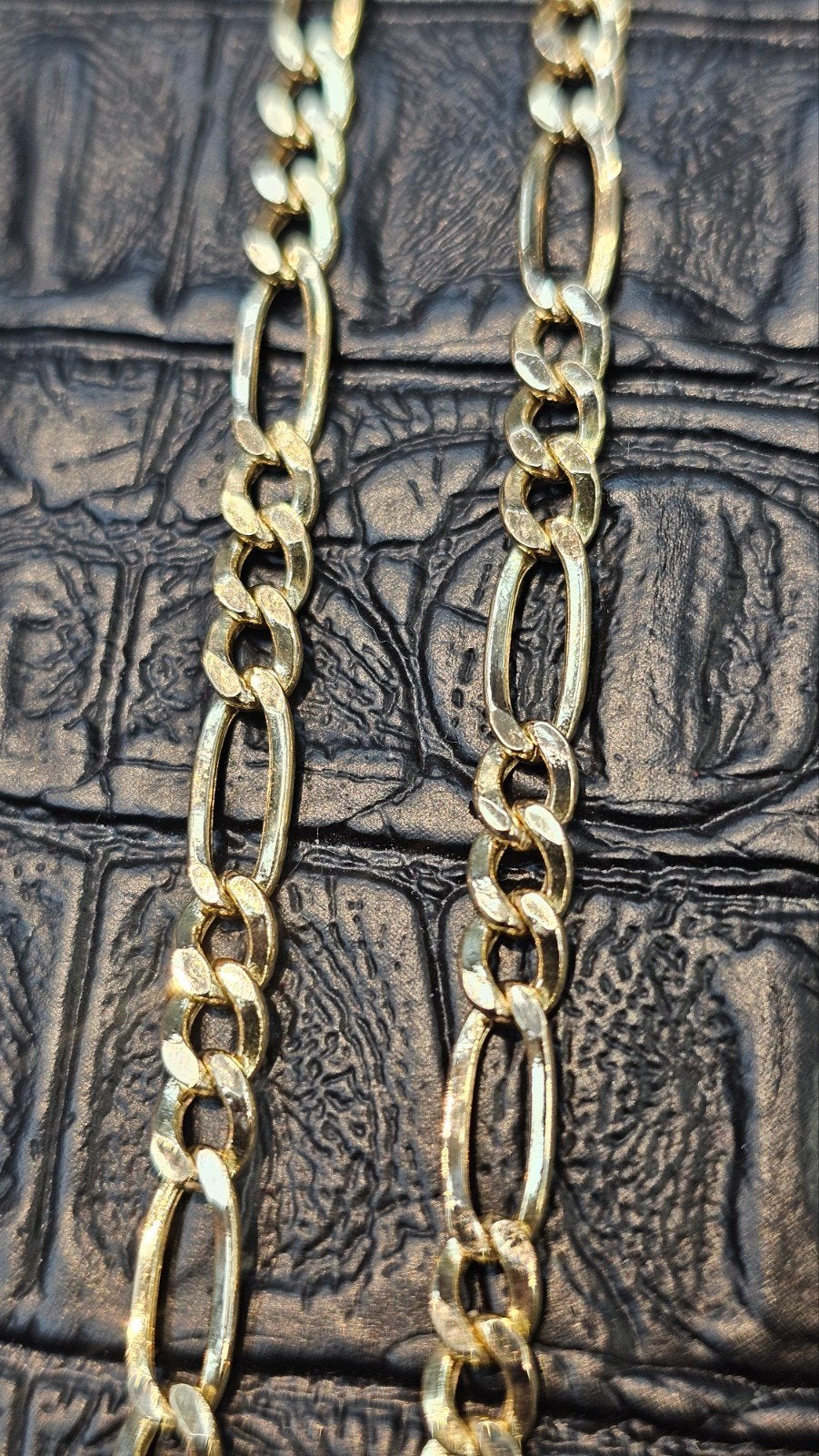 Figaro 14k gouden ketting 6 gram 50cm, Ophalen of Verzenden, Zo goed als nieuw, Goud, Goud