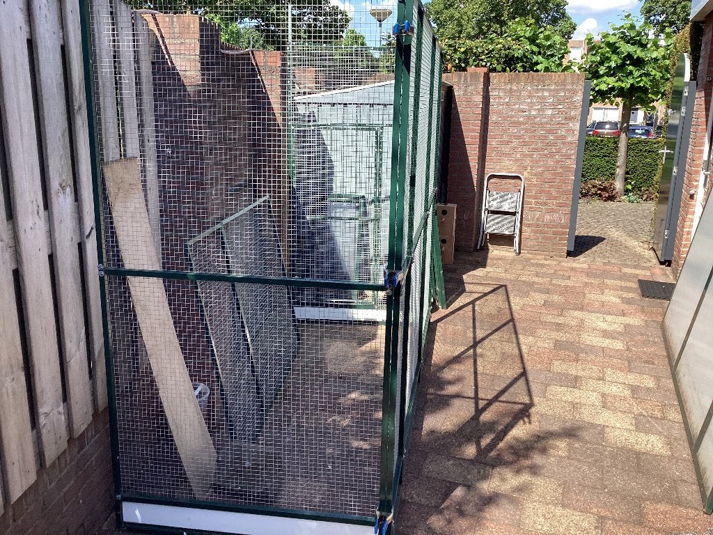 Aluminium volière, Ophalen, Zo goed als nieuw, Aluminium, Volière