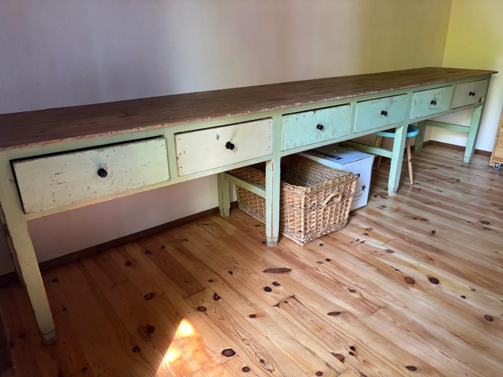 Prachtige vintage laden dressoir / buffetkast, Huis en Inrichting, Tafels | Sidetables, Ophalen, Gebruikt, Vintage, 200 cm of meer