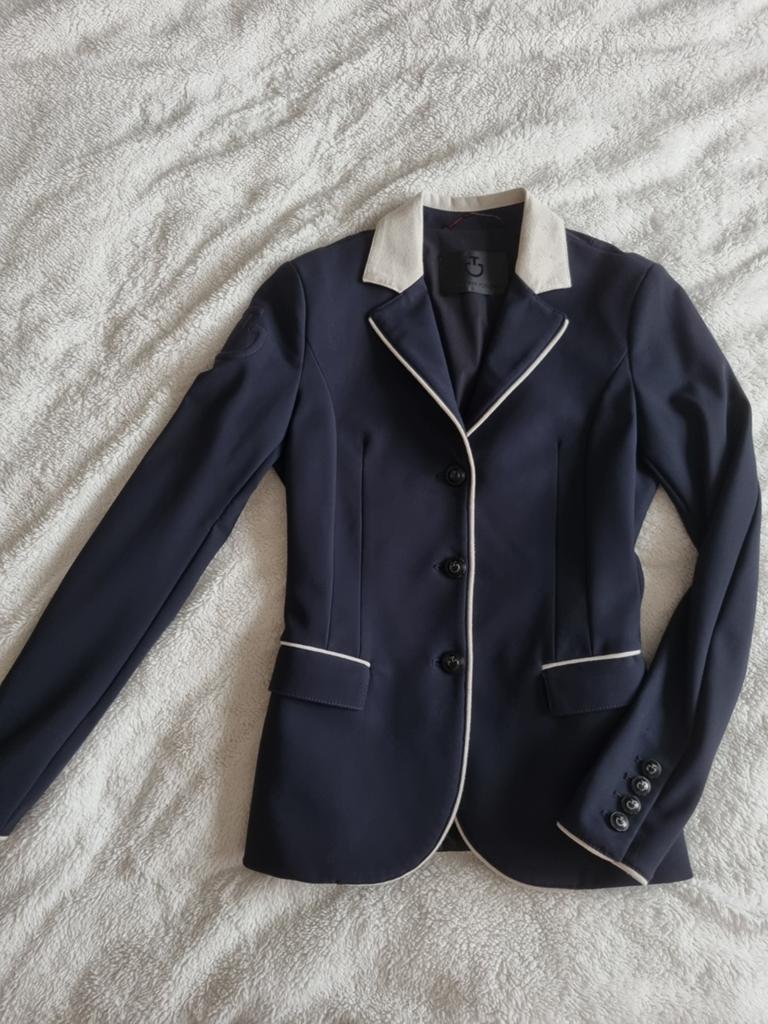 Cavalleria toscana wedstrijdjasje maat S donkerblauw, Dieren en Toebehoren, Paardrijkleding, Ophalen of Verzenden, Zo goed als nieuw