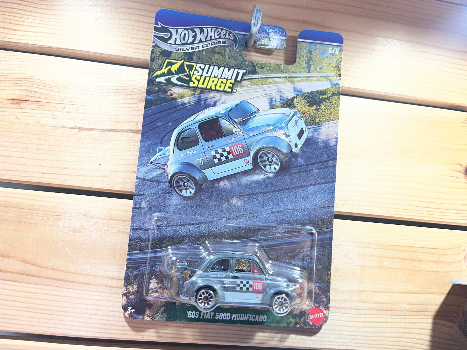 Fiat 500D Modificado hotwheels silver series, Ophalen of Verzenden, Nieuw, Auto