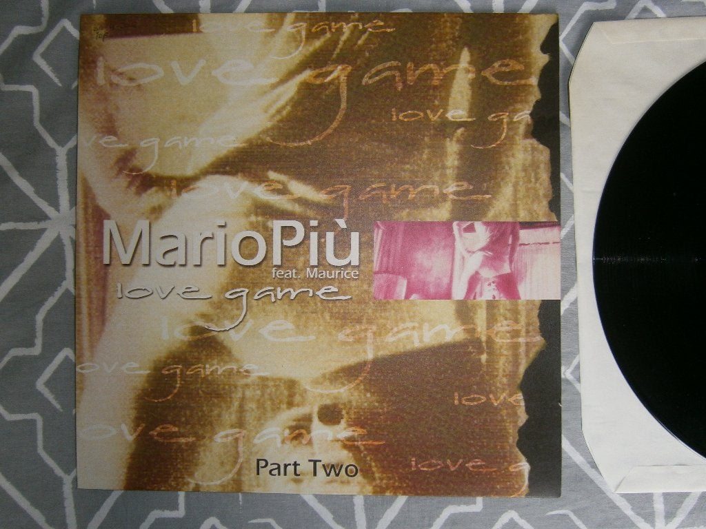Mario Più feat. Maurice – Love Game (Part Two) 2002. Trance, Ophalen, Trance, Inclusief binnenhoes, Zo goed als nieuw