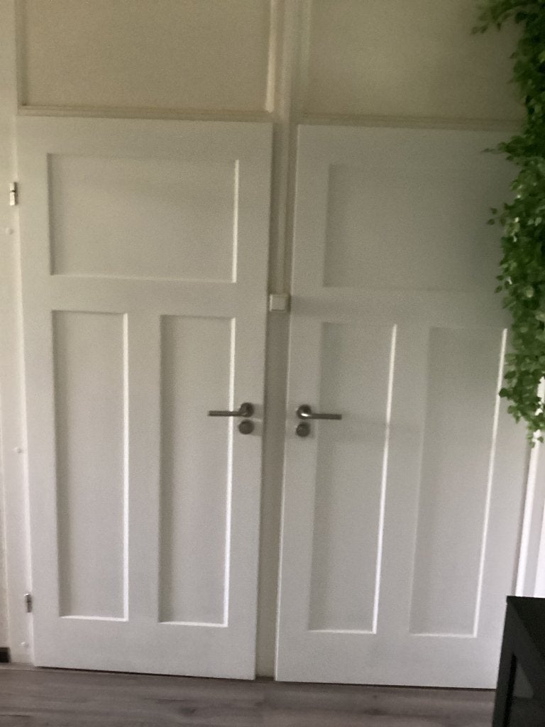 6 opdek binnendeuren te koop. Zo goed als nieuw., Doe-het-zelf en Verbouw, Deuren en Horren, Ophalen, 80 tot 100 cm, Binnendeur