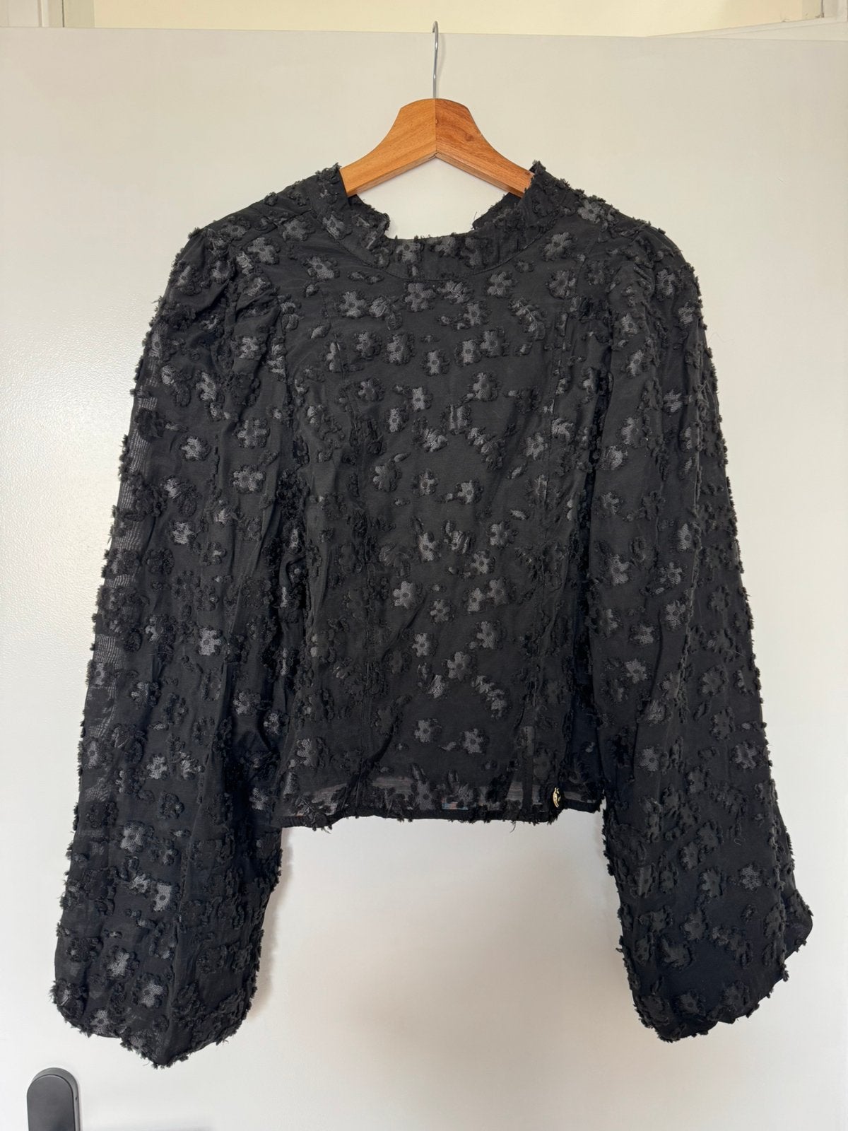 Zwarte blouse van Harper & Yve, Ophalen of Verzenden, Zo goed als nieuw, Maat 38/40 (M), Zwart