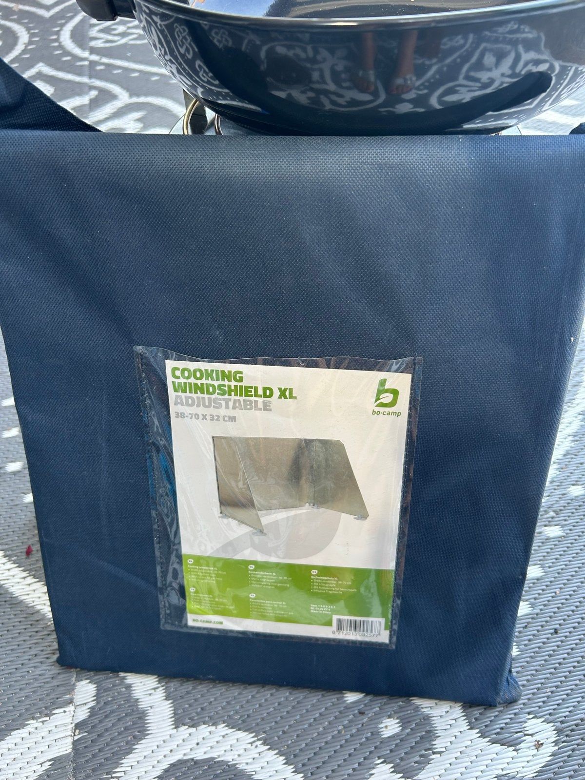 Cooking Windscherm XL - Verstelbaar Kook Windscherm, Caravans en Kamperen, Kampeeraccessoires, Verzenden, Nieuw