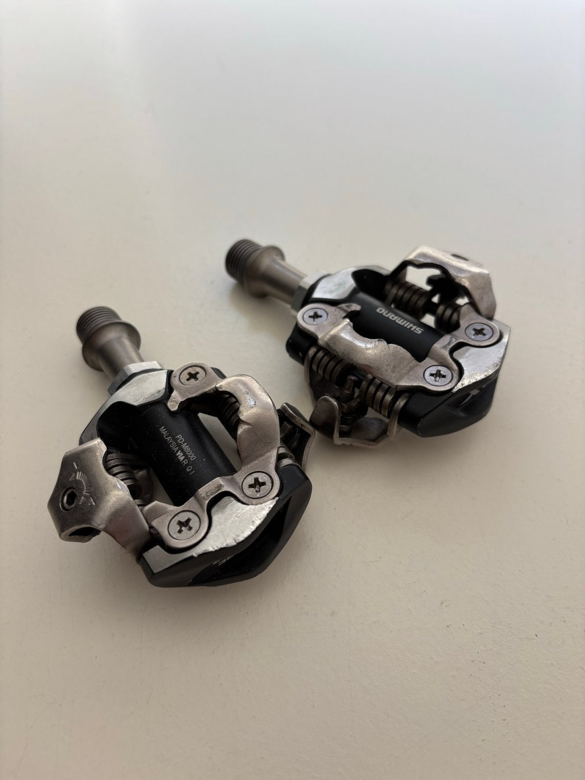 Shimano Deore XT SPD M8000 Pedalen, Crankstel of Pedalen, Gebruikt, Ophalen of Verzenden, Aluminium