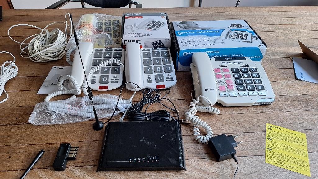 TEAB Senioren telefoons en GSM unit, Ophalen of Verzenden, Gebruikt