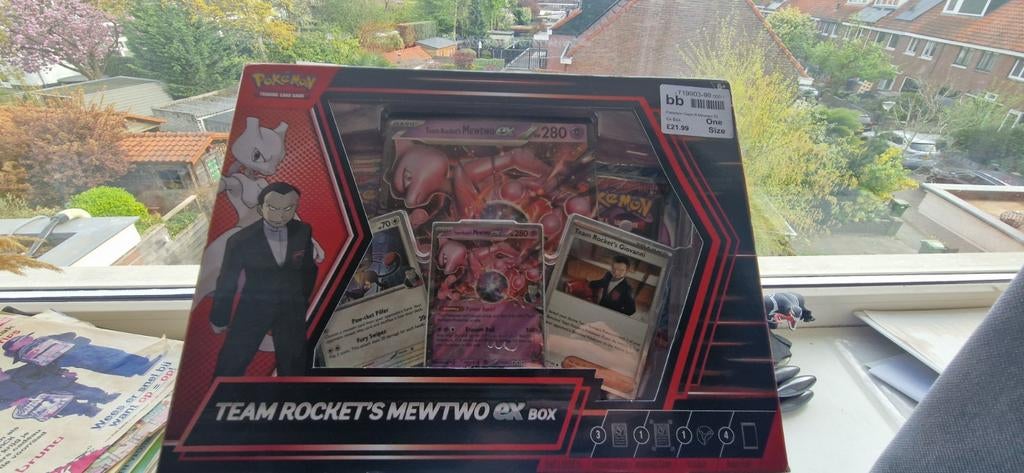 Team rocket's mewtwo ex box, Ophalen of Verzenden, Nieuw, Boosterbox