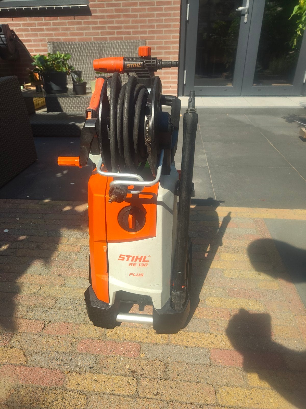 Stihl RE 130 Plus hogedrukreiniger (defect), Stihl, Gebruikt, Met autostop en -start, Ophalen of Verzenden
