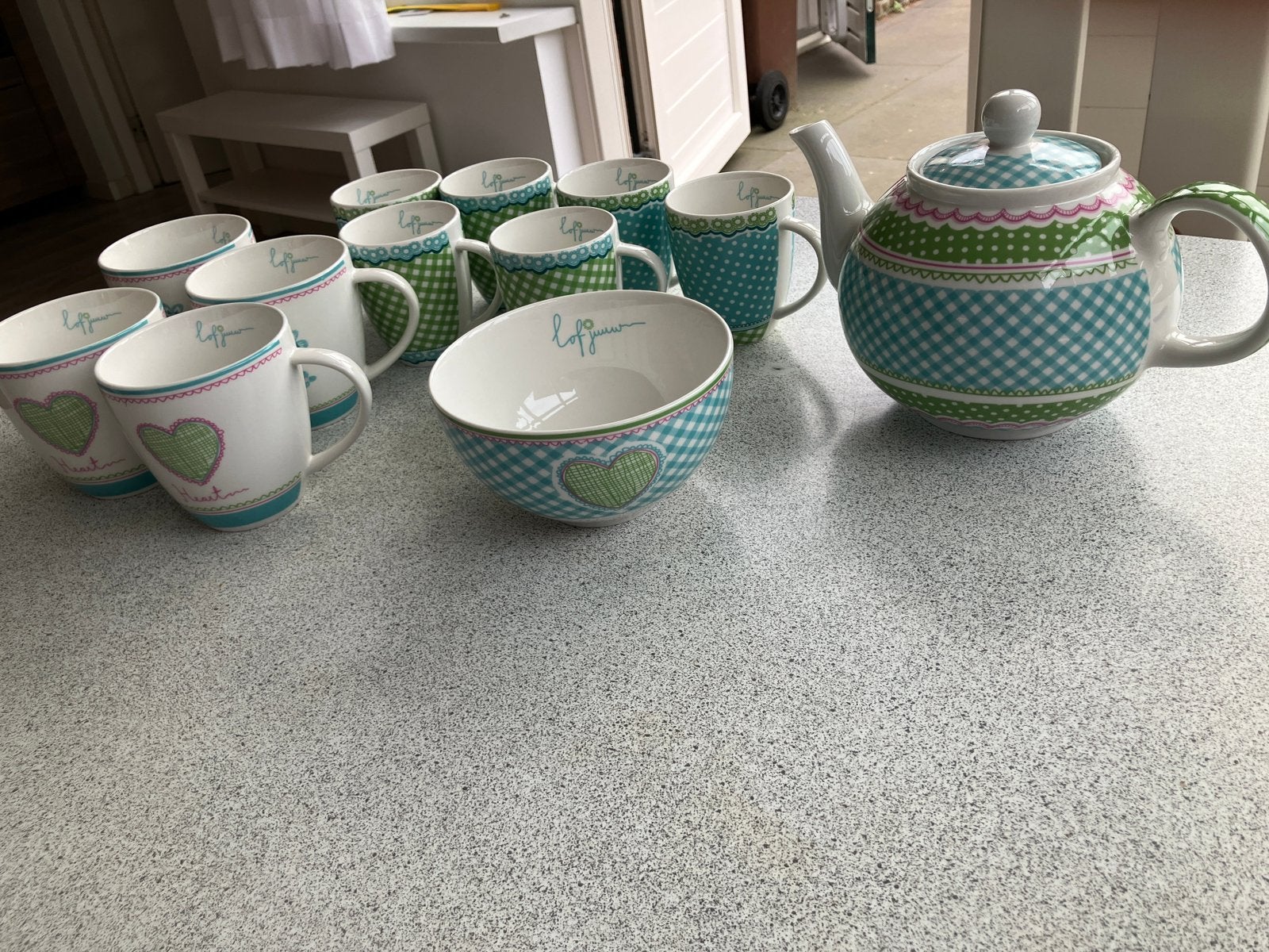 Servies ‘Lof juuw’ te koop, Overige merken, Nieuw, Ophalen of Verzenden, Overige stijlen